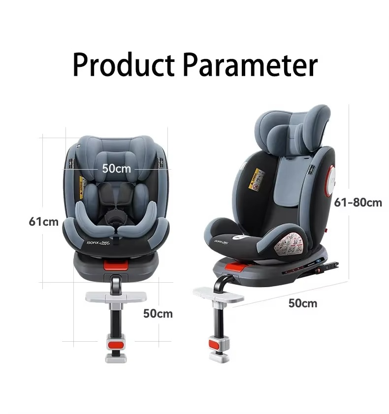 Kindersitz Babyschale drehbar 360° ISOFIX 0-12 Jahre